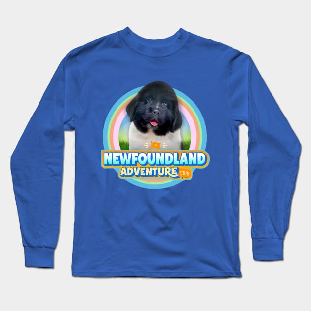 Newfoundland puppy Long Sleeve T-Shirt by Puppy & cute